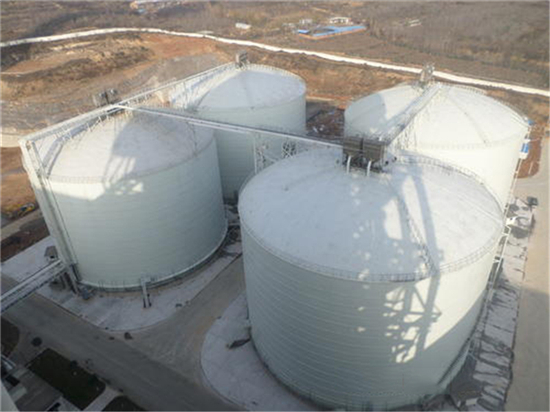 郑州5000吨立式粉煤灰储存罐